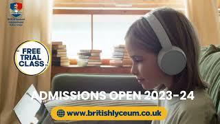 Experience Online Learning with British Online School!