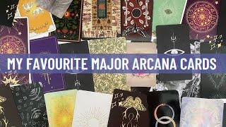 FAVORITE MAJOR ARCANA CARDS IN MY TAROT COLLECTION  #22faves #myfavoritemajors