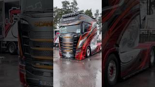 Amazing paintjob on this SCANIA Longline  #scania #shorts