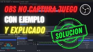 SOLUCION: OBS NO CAPTURA JUEGO | COMO SOLUCIONAR LA PANTALLA NEGRA EN OBS 2024