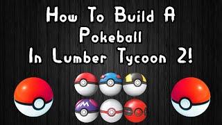 How To Build A Pokeball In Lumber Tycoon 2! (Pixel Art #7)