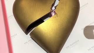 golden chocolate heart  #valentine #invitationbox #ppgallery
