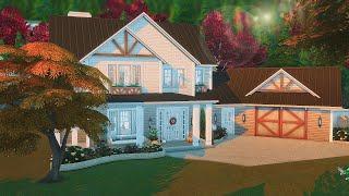 LARGE MODERN FARMHOUSE | THE SIMS 4 | NO CC | Stop-motion