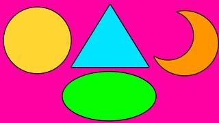 Simple Learning Shapes Teach Toddlers Babies Preschool Shapes Learning Video