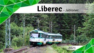 Liberec: The meter-gauge suburban line to Jablonec | Trams in the Czech Republic - Episode 2 | 2021