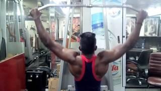 Kerala body building sajith Sathyan work out