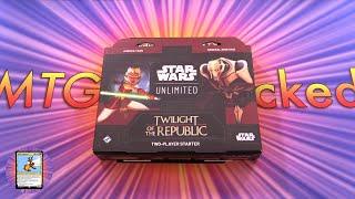 Star Wars: Unlimited Twilight of the Republic Two Player Starter Unboxing