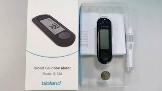 Blood Glucose Meter Model G-520 operation video