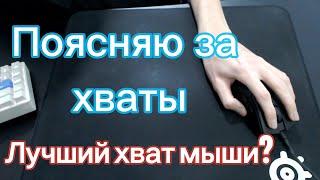 Хваты мыши \ Как держать мышь? \ Mouse grip guide