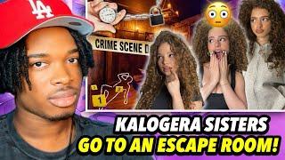 KALOGERAS SISTERS GO TO AN ESCAPE ROOM! (i got mad)