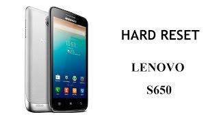 Lenovo S650 Hard Reset