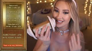 BUNNY BOMBSHELL ASMR EAR LICKS LIVE ON TWITCH BUNNYYBOMBSHELL