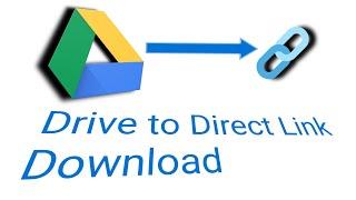 How to make direct download link from google drive