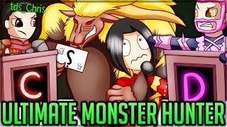 Darkside VS Cotton - Ultimate Monster Hunter Gameshow w/ Pro and Noob! (Who's the Best Hunter) #mhw