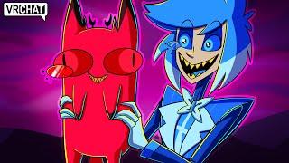 Alastor BECOMES A CAT in Hazbin Hotel VRChat