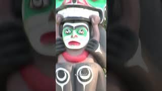 Unveiling American Cultural Icons: Totem Poles #shorts