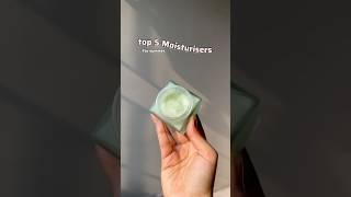 Top 5 moisturisers for summer🫶 Korean Skincare Edition  #skincare