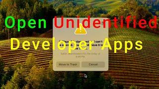 【Step by Step】 Open Unidentified Developer Apps & Allow Downloads From Anywhere On a Mac