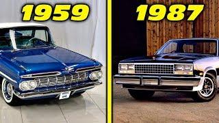 Chevrolet El Camino History / Evolution (1959 - 1987) [4K]