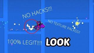 How to disable your trail in Geometry Dash without any TEXTURE PACKS!!