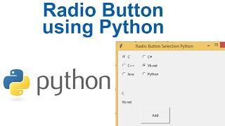 Radio button in python tkinter