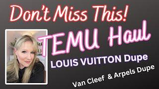 TEMU HAUL! LOUIS VUITTON DUPE? VARIETY OF ITEMS
