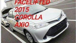 2015 Facelifted Toyota Corolla Axio Review.