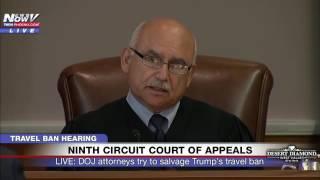 WATCH: Trump Travel Ban Debated - Ninth Circuit Court of Appeals Hearing in Seattle (5/15/17) FNN