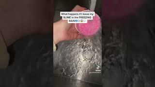 What happens if I leave my slime in the freezing rain?!