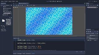  [LIVE] 2d Water Shader Experiments in Godot 3