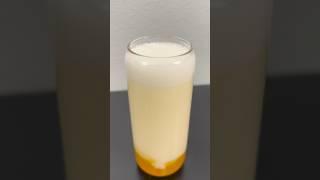trying the viral “gummy drink”  #mango #sweets #foodlover #asian #viralshort