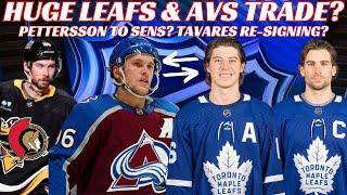 NHL Trade Rumours - Huge Leafs & Avs Trade? NYR, Sens, Leafs Signing JT? Nylander Suspension?