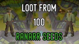 Loot From Farming 100 Ranarr Seeds