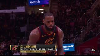 Lebron James gets MVP CHANTS from Cavaliers Crowd during Game 3 NBA finals 6/6/18