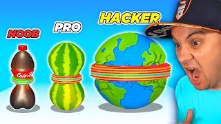 NOOB vs. PRO vs. HACKER in Flexy Ring!