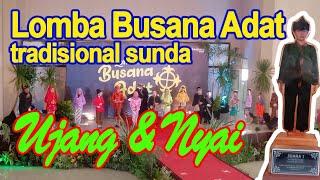 JUARA 1 UJANG NYAI (Lomba Busana Adat Tradisional Sunda Tingkat SD Kab. Ciamis Tahun 2021)