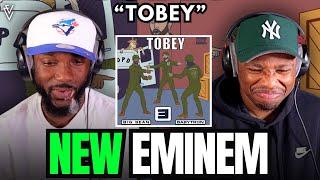 Eminem x Big Sean x BabyTron - TOBEY | FIRST REACTION + EMINEM GOES AT JAY Z?!?