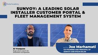 Sunvoy: A Leading Solar Installer Customer Portal & Fleet Management System