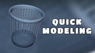 Modeling A Basket In 1 Min - Blender 2.9