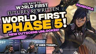 WORLD FIRST Look at Phase 5! CUTSCENE UNLOCKED! | Race to World First: Futures Rewritten | FFXIV