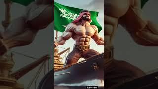 Look what this bodybuilder is doing  #youtubeshorts #ai #islam #short #shorts