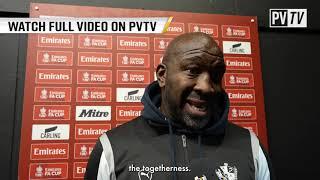 Post Match | Darren Moore speaks after Emirates FA Cup defeat against Barnsley