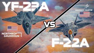 F-22 Raptor Vs YF-23 Black Widow II | Advanced Tactical Fighter | Digital Combat Simulator | DCS |