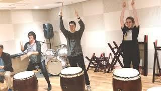 Japanese drum experience (U.S.A family)