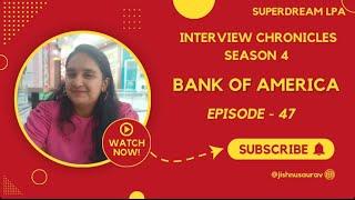 Bank of America Interview Experience | Interview Chronicles | CSE | 2025 | #placement
