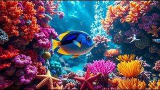  12 Hours of Relaxing Reef Aquarium | Tropical Aquarium Video for Sleep & Relaxation