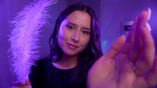 ASMR Intense Relaxation  Hand movements, face brushing, mouth sounds  Minimal Talking, for sleep