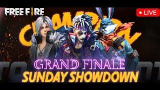 GRAND FINAL SUNDAY SHOWDOWN  || TOURNAMENT LIVE  #freefirelive #freefire