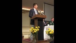 Bishop Hendricken Man of the Year Speaks