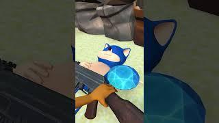 When Sonic sleeps with his gun #sonic #tungtungtungsahur #funny #shorts